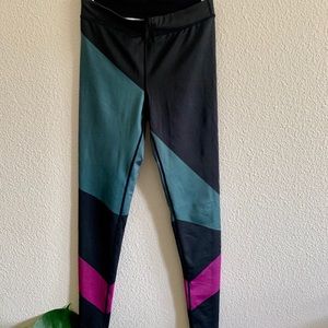 Fun striped leggings